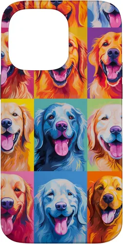Vista 21 de Carcasa para iPhone 16 Golden Retriever Dog Owner