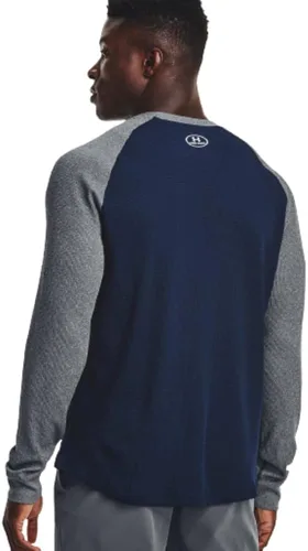 Vista 2 de Under Armour Camiseta de manga larga UA Waffle Crew para hombre