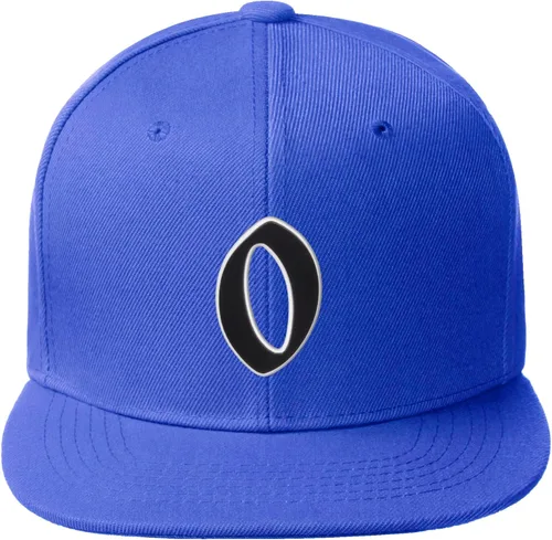 Vista 275 de Daxton Gorra clásica con visera de billete plano con letras del alfabeto inglés antiguo de la A a la Z