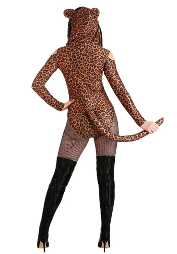 Vista 2 de Disfraz de Body con Estampado de Leopardo para Mujer Multicolor