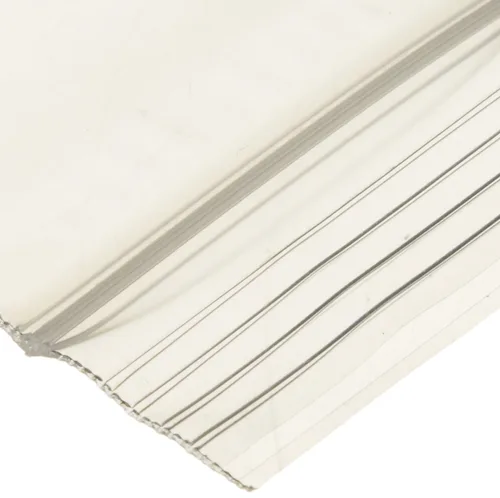 Vista 155 de Aviditi Poly Bolsa con cierre hermético blanco, 10" x 12", Azul, 1000