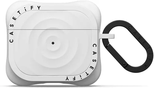 Vista 7 de CASETiFY Funda Ripple para Airpods Pro (3ª generación) con anillo - Avena