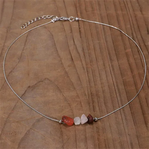 Vista 6 de Gargantilla con signo del zodiaco de 12 constelaciones, cristal crudo, piedra natural, curativa, chakra, horóscopo, astrología, joyería para mujer