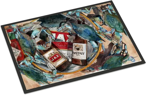 Vista 62 de Caroline's Treasures 1006MAT Pass Bait Shop - Felpudo de 18 x 27 pulgadas, para interiores y exteriores, para entrada, antideslizante, lavable
