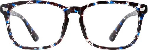 Vista 11 de TIJN Gafas de dormir con bloqueo de luz verde azul, lente de luz roja para juegos de computadora, fatiga de pantalla y protección UV Negro