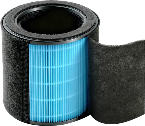 Vista 7 de Dr.Prepare Filtro de repuesto para purificador de aire DAP01, paquete de 2, filtro HEPA de 3 etapas con prefiltro lavable y carbón activado