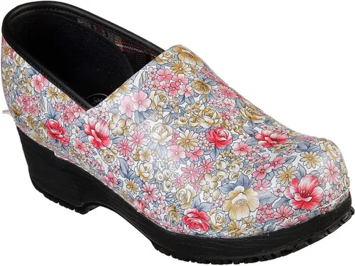 Vista 2 de Skechers - Zapato de trabajo tipo zueco para mujer