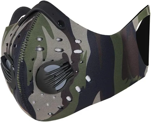 Vista 8 de PISIQI Cubierta facial para la boca, para la mitad de la cara, deportes y cara, antipolvo, con válvula, reutilizable, para exteriores