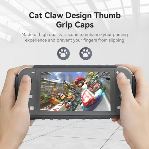 Vista 4 de KIWIHOME Grip Case for Nintendo Switch Lite, Durable Anti-Slip Shockproof Protective Hard Case for Nintendo Switch Lite Console 2019 with