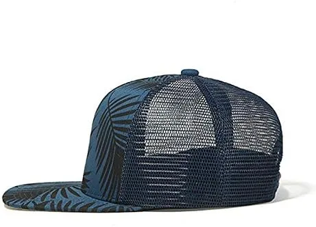 Vista 5 de Quanhaigou Gorras de camionero de malla, sombrero de papá con cierre trasero al aire libre, hip hop, para hombres y mujeres, gorras de béisbol