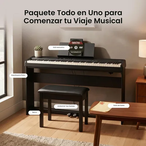 Vista 2 de Roland Piano digital FP-40 de 88 teclas - Negro FP-40 Negro
