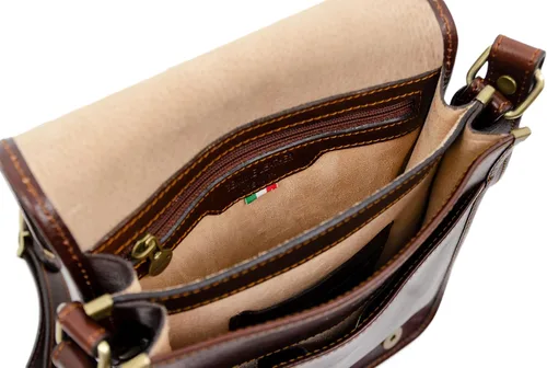 Vista 7 de Bolso bandolera de cuero para hombre bolso cruzado hecho a mano bolso de hombro resistencia al tiempo