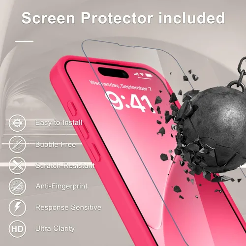 Vista 1736 de Funda para Google Pixel 10 Pro XL, cubierta magnética mate, color negro Fit for MagSafe, Screen Protector included, Shockproof Military Grade