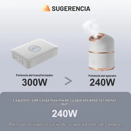 Vista 5 de Umi 110 V a 220 V Convertidor de voltaje Step up LX Series de computadora