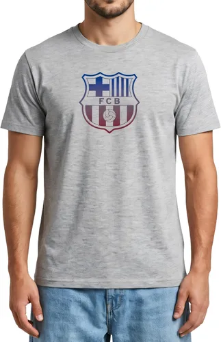 Vista 18 de Icon Sports Officially Licensed FC Barcelona Cotton T-Shirt - Unisex Adult