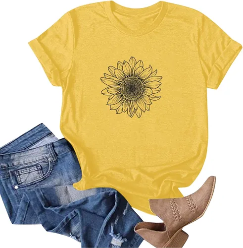 Vista 109 de Camiseta con estampado de animales para mujer, camiseta de libélula divertida, linda camiseta de manga corta, blusa de primavera 2023, camisas