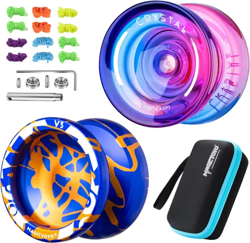 Vista 10 de MAGICYOYO V3 Yoyo para niños de 8 a 12 años o más, Yoyo profesional sensible con doble función, yoyo profesional para adultos con 12 cuerdas