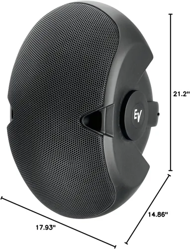 Vista 3 de Electro-Voice evid 4,2 Surface Mount pasivo PA Gabinete (1 par)