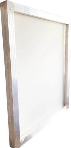 Vista 2 de Pantallas de impresión de pantalla de seda de aluminio 20 x 24 pulgadas Frame-110 malla blanca (2 PCS)