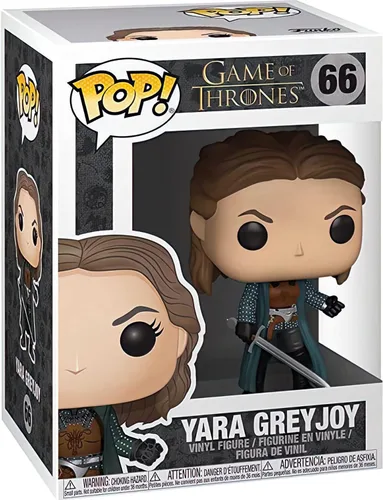 Vista 4 de Funko Yara Greyjoy: Juego de Tronos x POP! Figura de vinilo y 1 paquete de protector gráfico de plástico PET [#066/34617 - B]