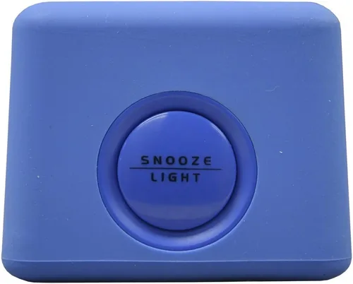 Vista 4 de Equity 70913 Reloj despertador digital de silicona azul con retroiluminación bajo demanda