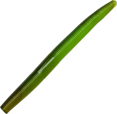 Vista 18 de Yum - Gusano de plástico blando Yum Dinger de 5 pulgadas, escamas azules y negras, 30 unidades Bicho Bama
