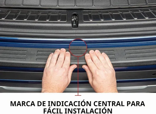 Vista 3 de WeatherTech BumperTopper Personalizado para Jeep Grand Cherokee L, Protector de Parachoques Trasero (BP0051), Negro