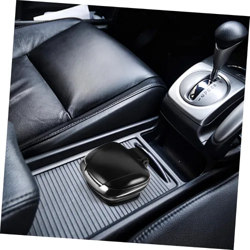 Vista 8 de ERINGOGO Cenicero de coche, cenicero de coche, cenicero para automóvil, cenicero para automóvil, cenicero LED automático, cenicero antideslizante