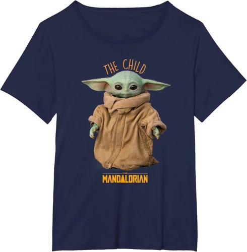 Vista 11 de Star Wars The Mandalorian Grogu The Child Photo Pose - Camiseta linda Negro
