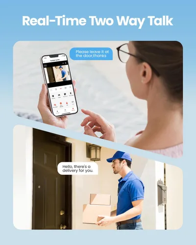 Vista 5 de Olafus Cámara de inundación al aire libre – Cámara de seguridad 2K QHD con luces de inundación activadas por movimiento, zonas de detección