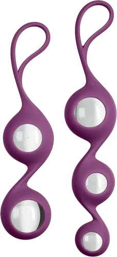 Vista 3 de Cloud 9 Health & Wellness BOROILICATE KEGEL Training Set - Ciruela