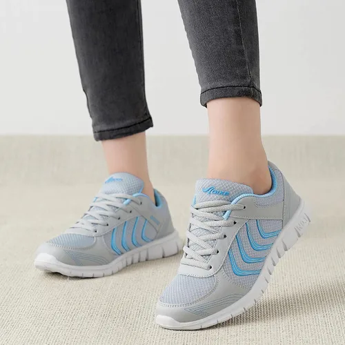 Vista 4 de Alicegana Zapatillas para mujer Zapatos para correr Zapatillas de deporte de moda para mujer Zapatos de tenis ligeros casuales