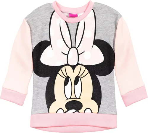 Vista 3 de Disney Minnie Mouse - Conjunto de sudadera y pantalones de forro polar, tallas de recién nacido a niño grande (recién nacido - 14-16)