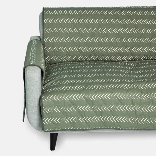 Vista 15 de Molly Mutt Protector de muebles antideslizante de 2 plazas y funda de sofá para perros y mascotas, funda de lona de algodón 100% orgánico