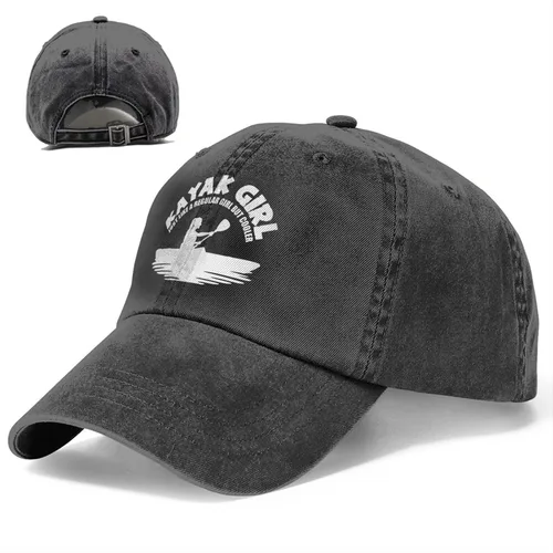 Vista 7 de NVJUI JUFOPL Sombrero de kayak para mujer, gorra de béisbol ajustable lavada para kayak