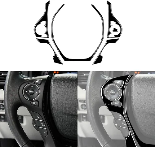 Vista 43 de 4 calcomanías para auto con diseño de pilar en el interior del espejo retrovisor compatible con Ridgeline 2017 2018 2019 2020/Passport