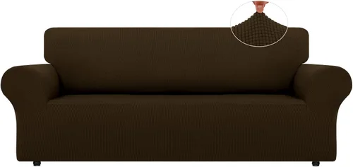 Vista 50 de LURKA Fundas elásticas para silla y sofá de 1 pieza, Fundas para sofá con protector elástico en la parte inferior para niños y perros