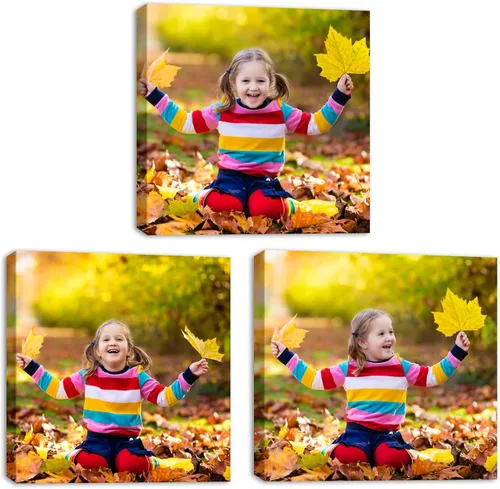 Vista 16 de Jiuqinghua Impresiones en lienzo personalizadas con fotos sobre lienzo, transforma tus fotos en impresionantes, arte de pared enmarcado