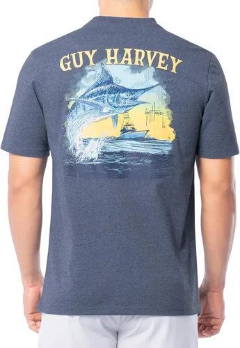 Vista 153 de Guy Harvey Camiseta de manga corta Threadcycled para hombre