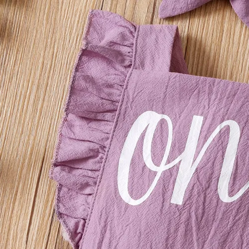 Vista 44 de Shalofer Traje de primer cumpleaños para bebé niña con diadema