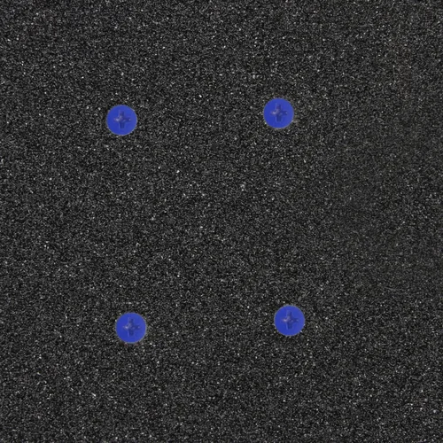 Vista 4 de Dime Bag Hardware Tuercas y pernos de montaje para monopatín 1" Phillips - Azul