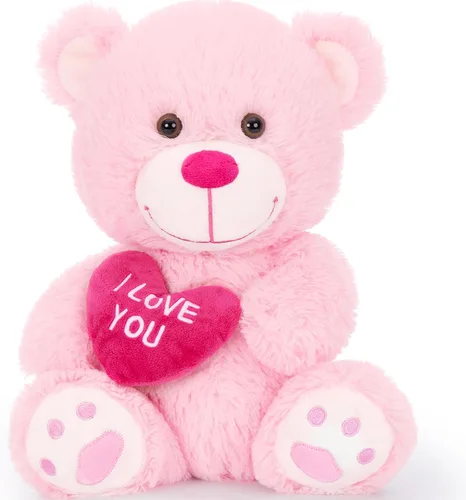 Vista 33 de MaoGoLan Oso de peluche gigante de 52" Oso de peluche - Te amo Corazón rojo Oso de peluche grande para regalo de San Valentín, aniversario, larga