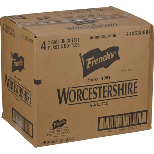 Vista 7 de Salsa francesa Worcestershire- 4 cajas 1 galón
