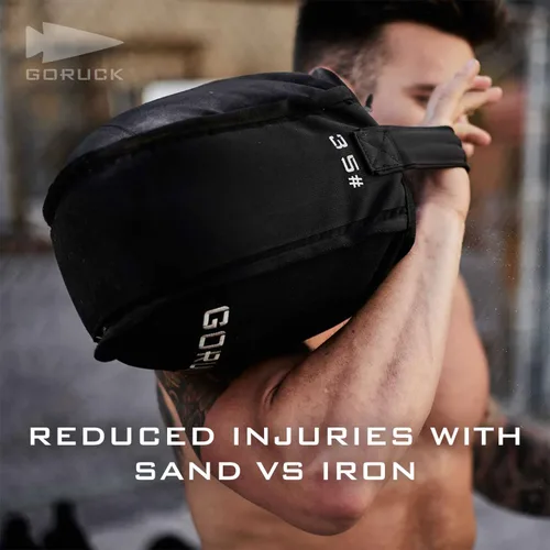 Vista 3 de GORUCK Pesas rusas de arena para fitness y entrenamiento corporal para hombres y mujeres, para levantamiento de pesas, mancuernas y yoga