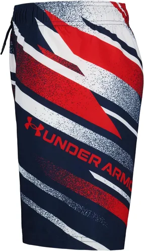 Vista 2 de Under Armour Boys' Volley Swim Trunks with UPF 50+ Sun Protection Velocidad de la Academia