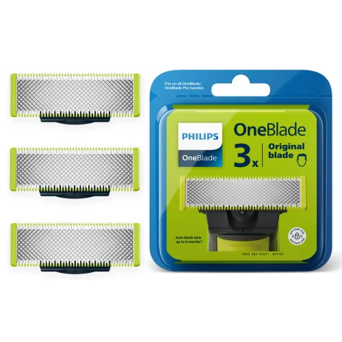 Vista 8 de OneBlade QP220/51 PHILIPS - Cuchilla híbrida, Philips, OneBlade QP22051, color plateado