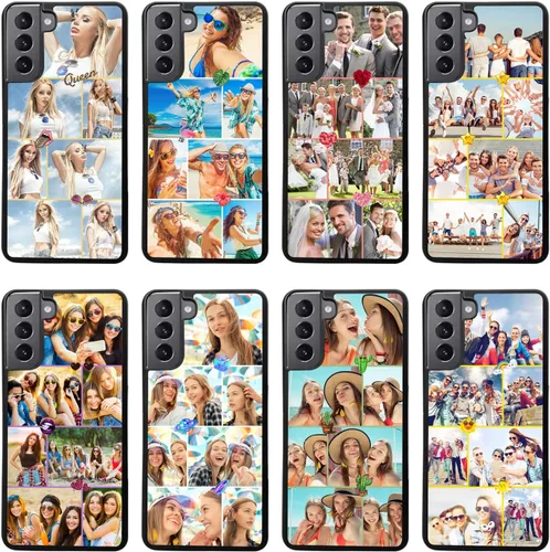 Vista 2 de Funda personalizada para teléfono con múltiples imágenes, funda personalizada de collage con Galaxy S22 S21 S20 FE ULTRA PLUS NOTE 20 ULTRA 10 PLUS