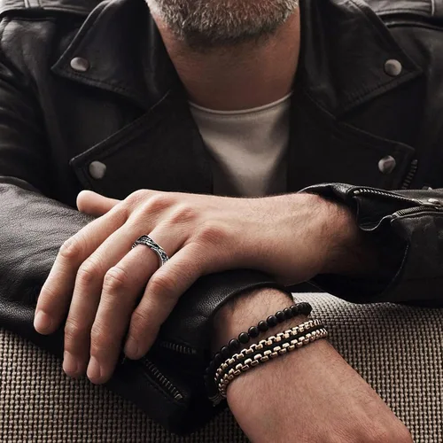 Vista 3 de Bestyle Anillos antiguos de ala de ángel para mujeres y hombres, anillos de banda de plumas de guardián, anillos de promesa de pareja
