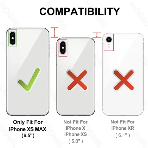 Vista 10 de HOOMIL Funda para iPhone 7 Plus/iPhone 8 Plus de 5.5 Pulgadas, sin amarillamiento, protección contra caídas, cubierta trasera dura transparente