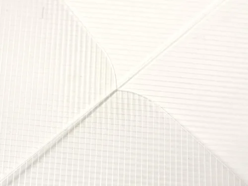 Vista 3 de Lion Clear-Line - Carpeta de plástico con 2 bolsillos, transparente, paquete de 4 (91120-CR-4P)